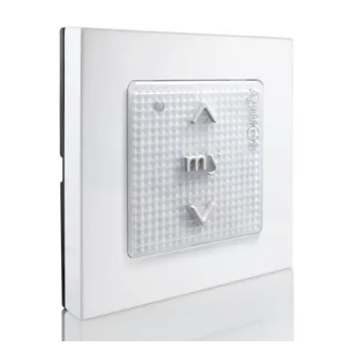 Télécommande murale Somfy smoove origin rts blanche