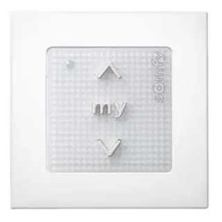 Télécommande murale Somfy smoove origin rts blanche